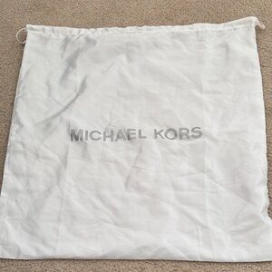 Michael Kors White drawstring Storage Bag